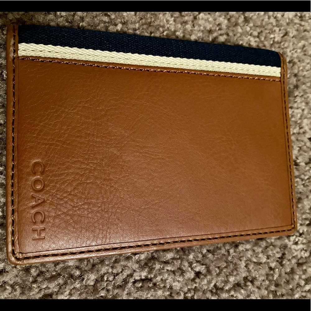 Coach Passport Cover - great condition